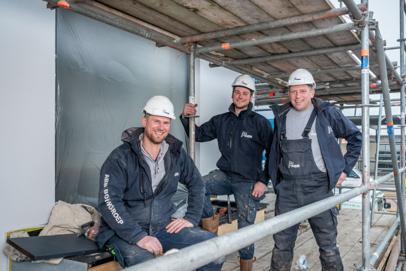 Bouwers tonen hun cijfer