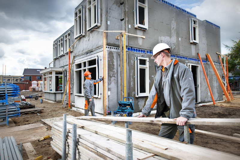 Bouwers tonen hun cijfer