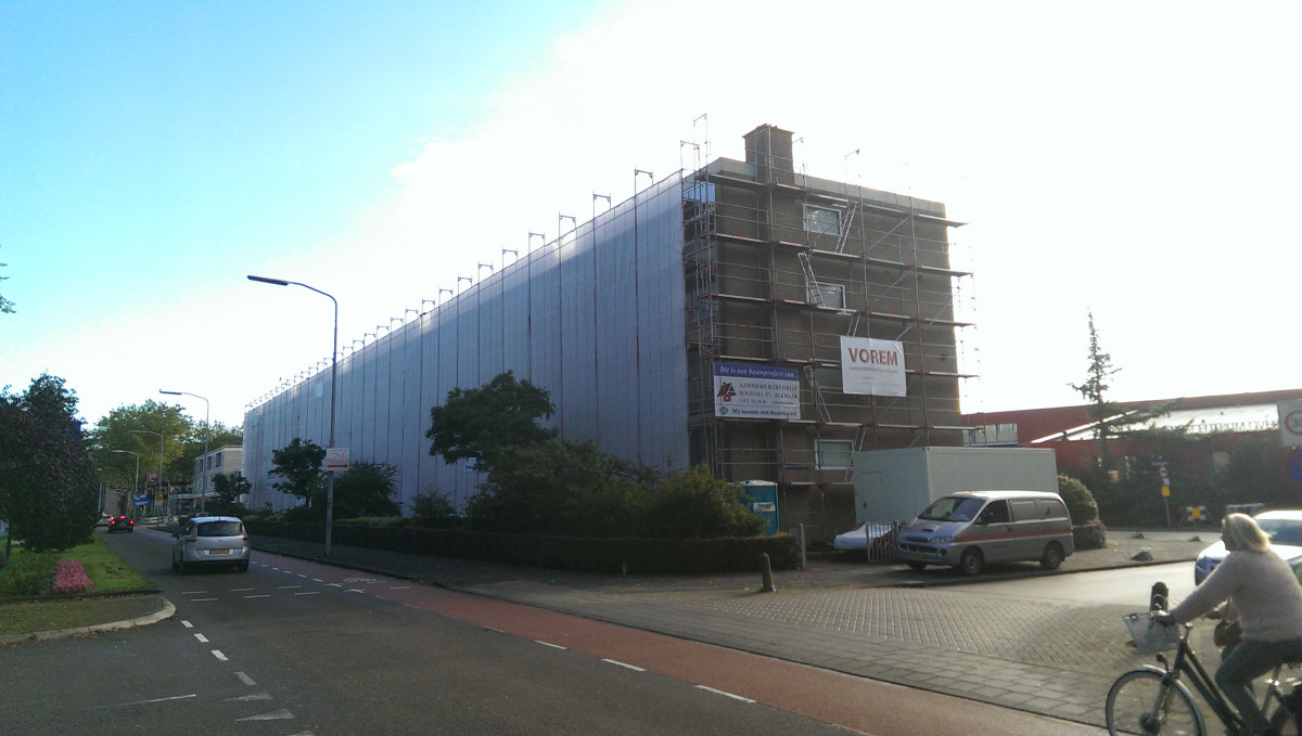 schil renovatie 45 appartementen te Alkmaar