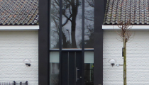 Nieuw aanzicht van de woning