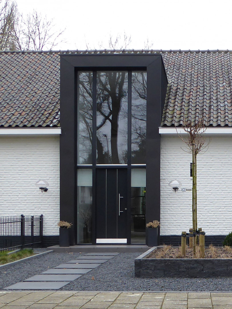 Nieuw aanzicht van de woning
