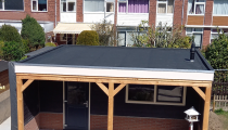 Verbouw woning gerealiseerd en nieuwe veranda in achtertuin