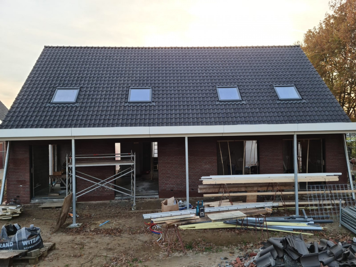 Nieuwbouw dubbele woning te Harreveld