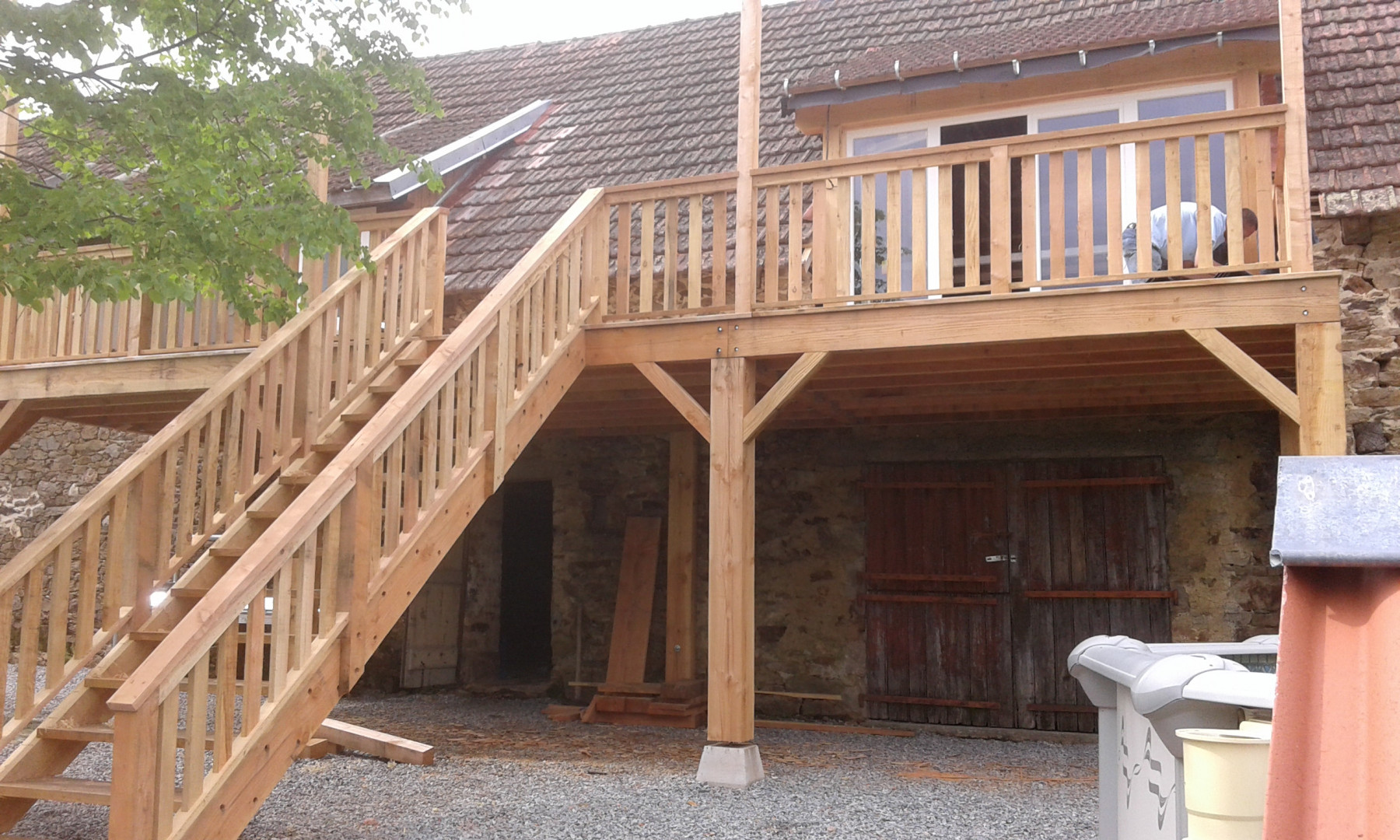 Veranda, overkapping, uitbreiding, terras