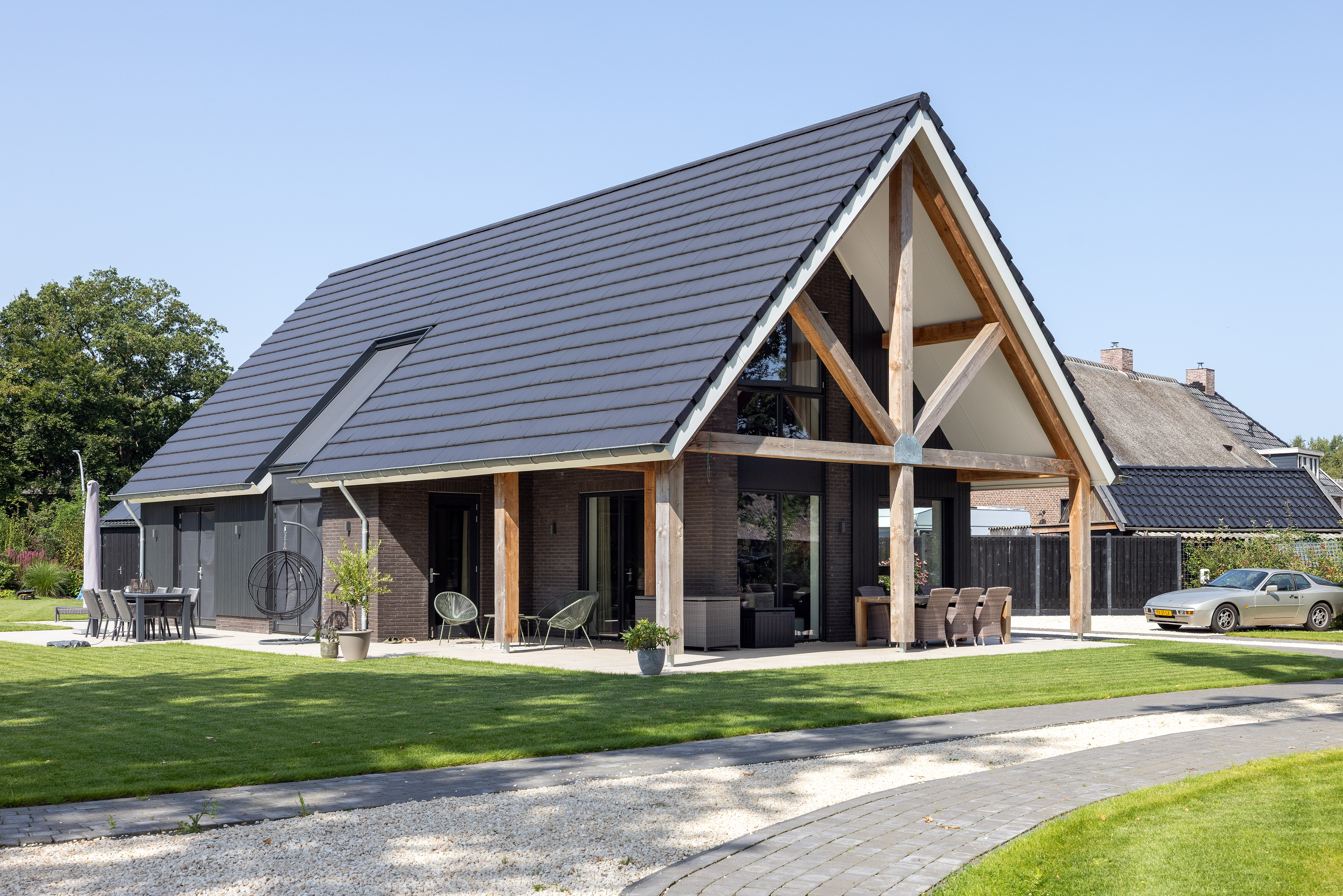 Schuurwoning met terras